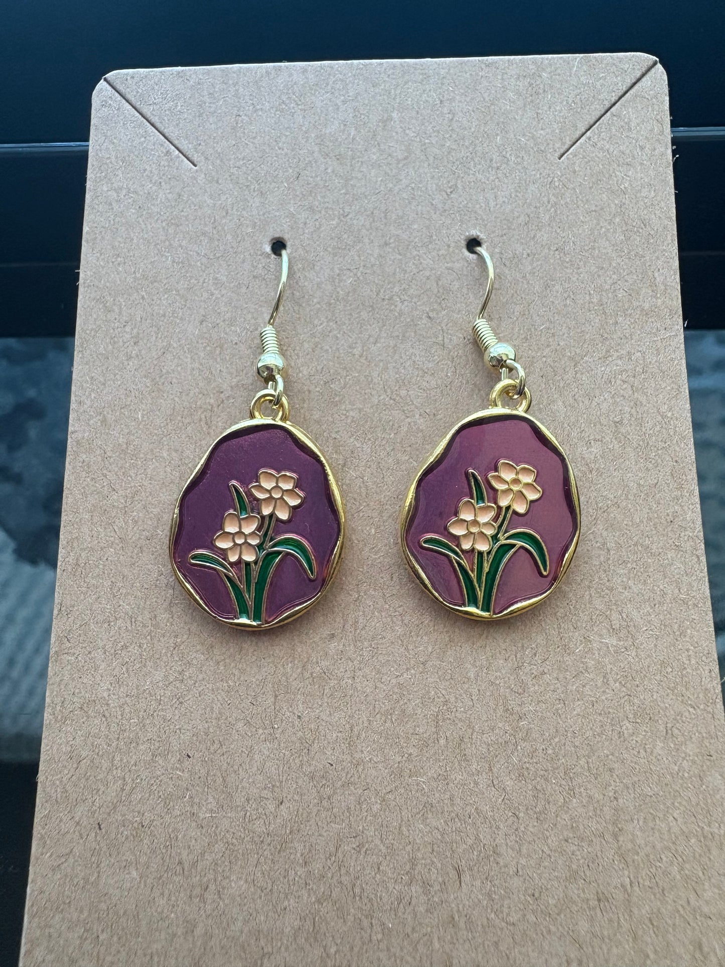 Purple and Gold Flower