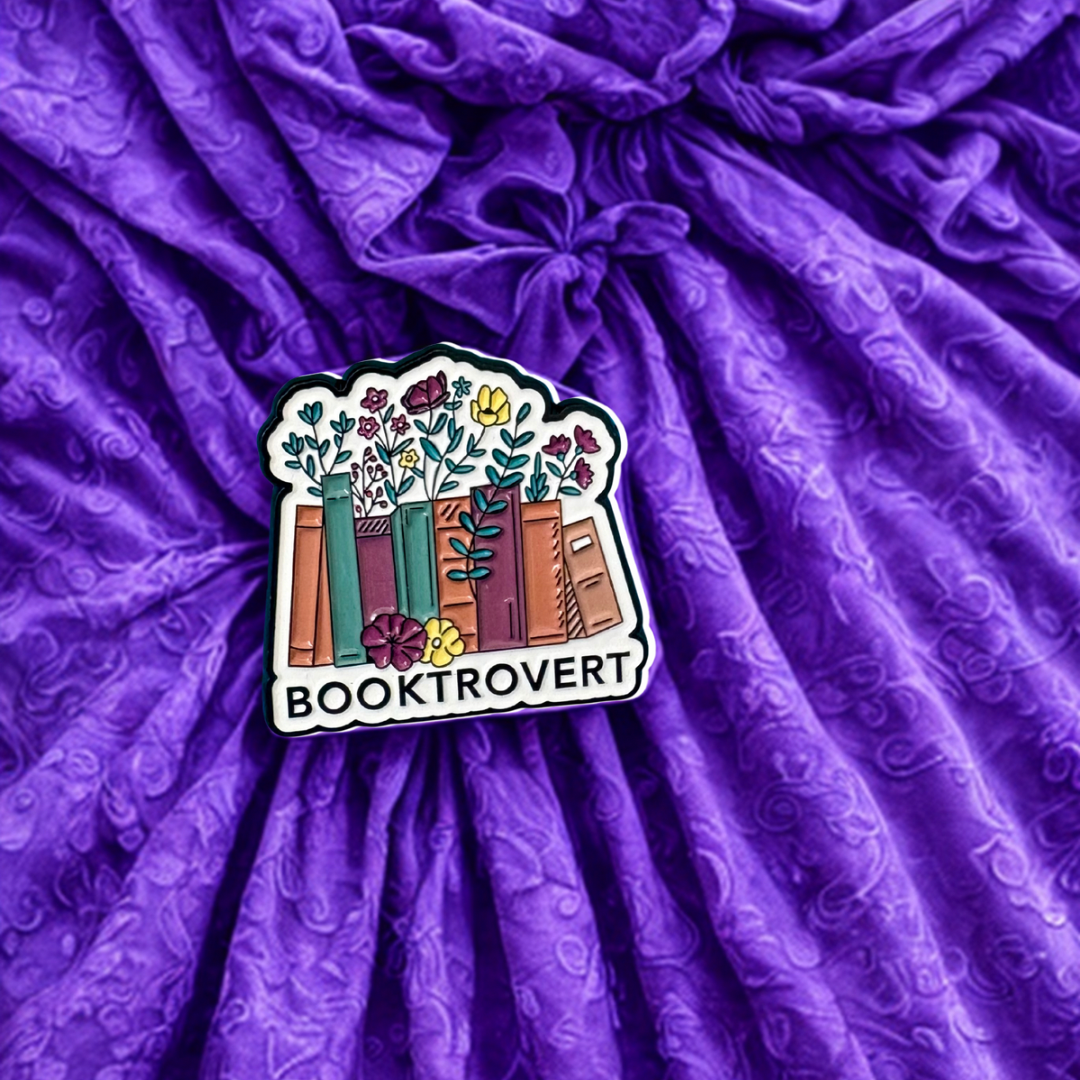 Booktrovert Pin