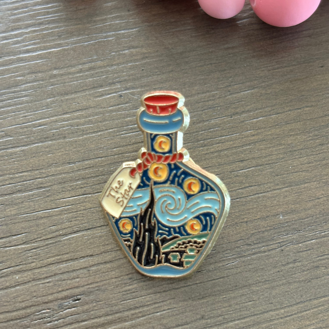 Mushroom Vial and Paint Pins