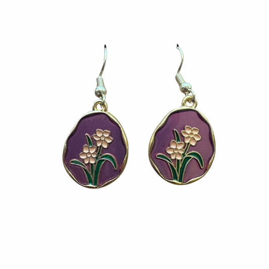 Purple and Gold Flower