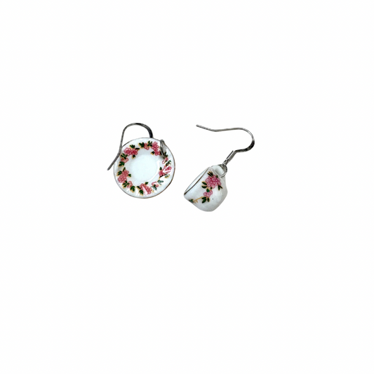 Plate and Saucer Earrings