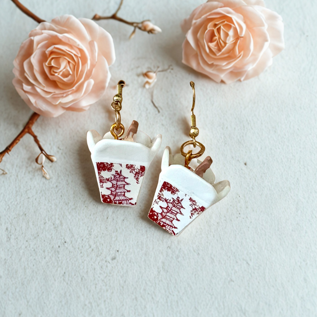 Chinese Takeout Earrings